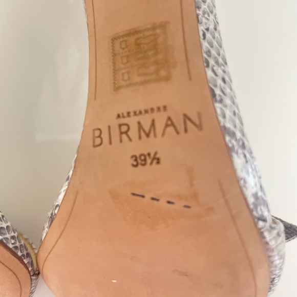 Alexandre Birman Clarita Assymetric Python Heels - Picture 8 of 10